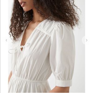 & Other Stories Tiered Puff Sleeve Mini Dress